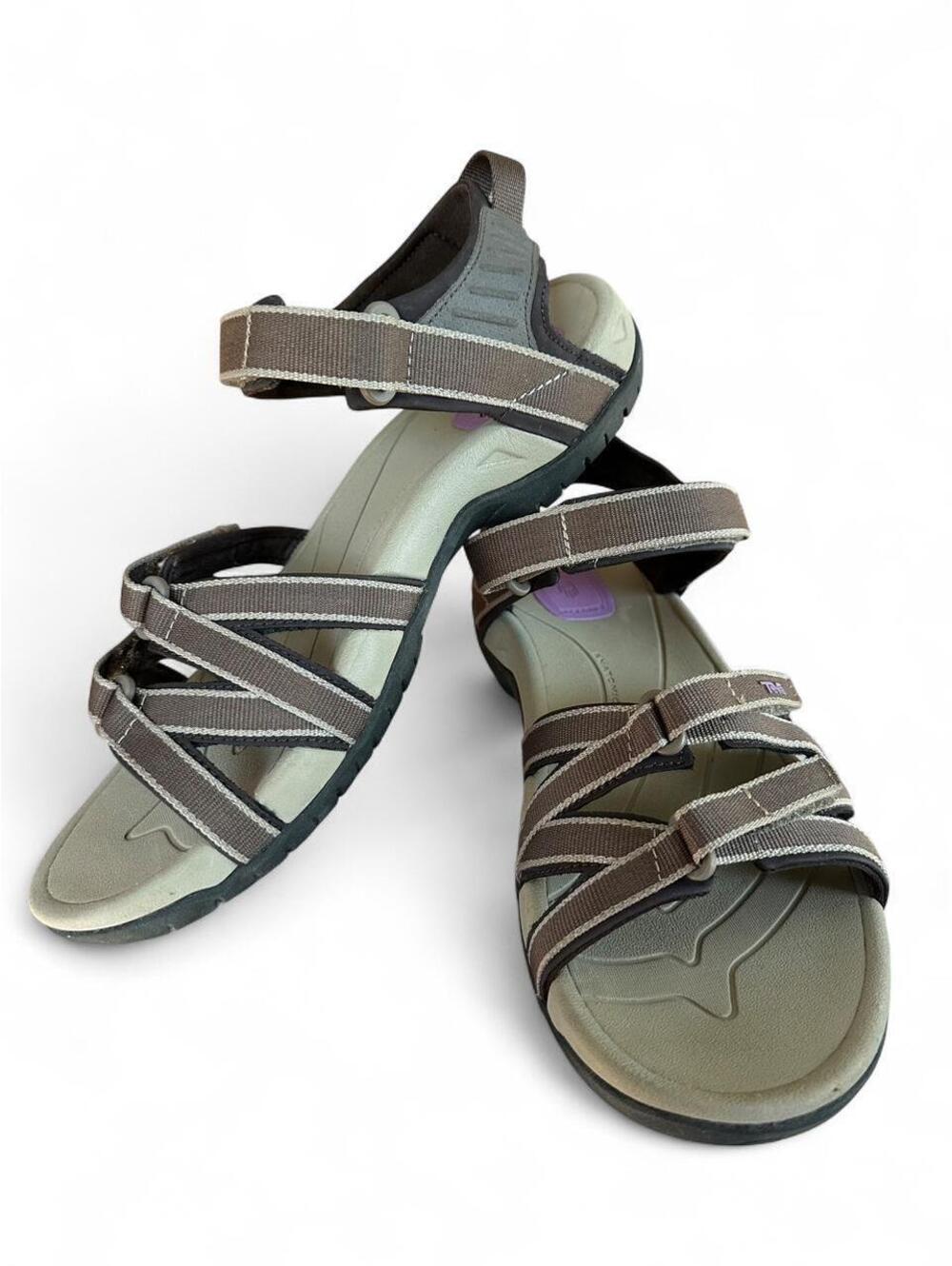 Teva Tirra Sandals Women’s 9 Hiking Water Sport Strappy Adjustable Outdoor